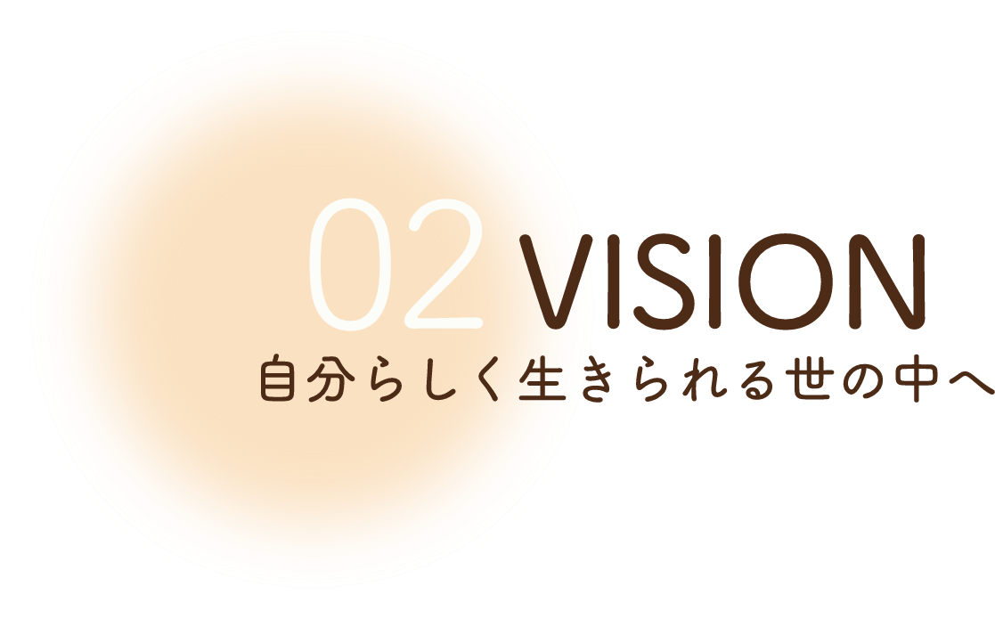 自分らしく生きられる世の中へ